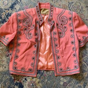 Double D Ranch beautiful coral colored jacket size small